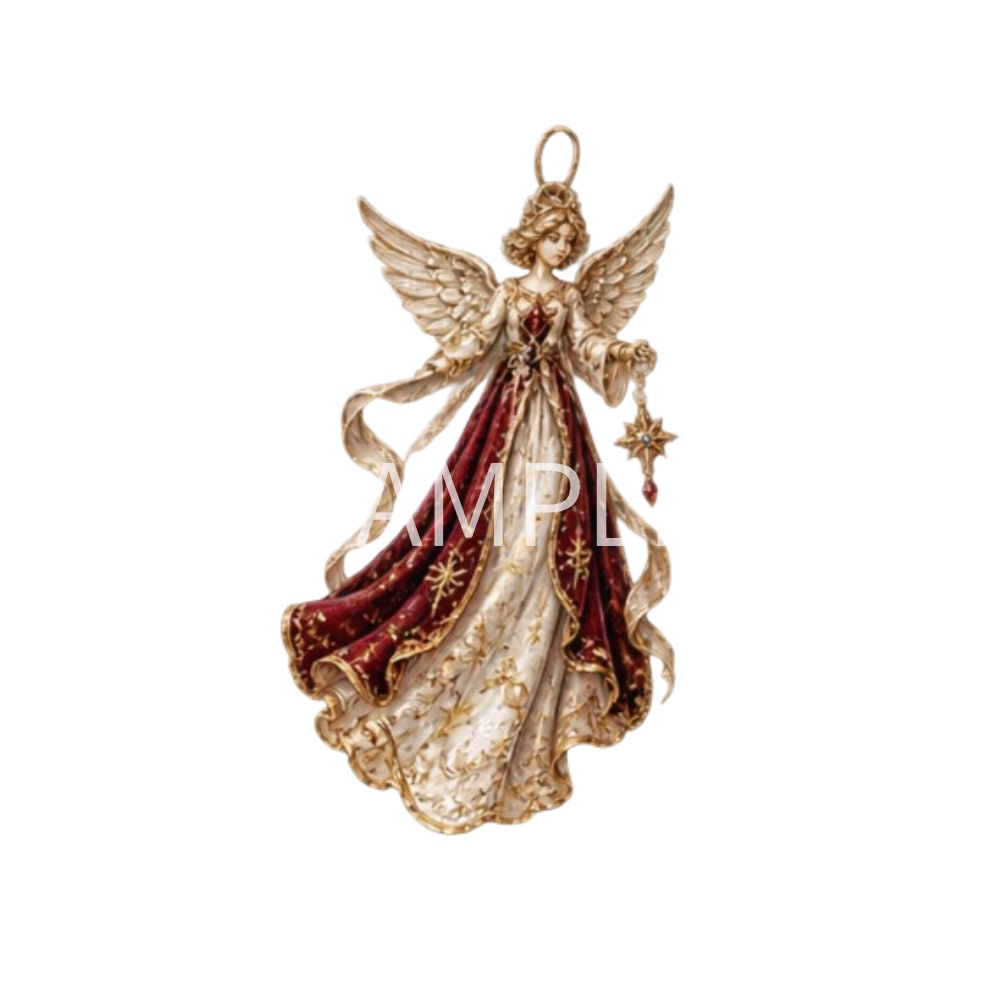 【クリスマス・オーナメントイラスト素材】29点セット|背景透過|PNG|クリップアート|おしゃれ|かわいい|冬|Antique Christmas Clipart Set – 29 Cute & Elegant Winter Illustrations