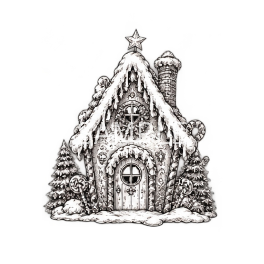 【アンティーククリスマスイラスト素材】23点セット|背景透過|PNG|クリップアート|ヴィンテージ|ゴシック|手描き風|Vintage Christmas Clipart Collection – 23 Antique Gothic Holiday Illustrations, Hand-Drawn Style PNG