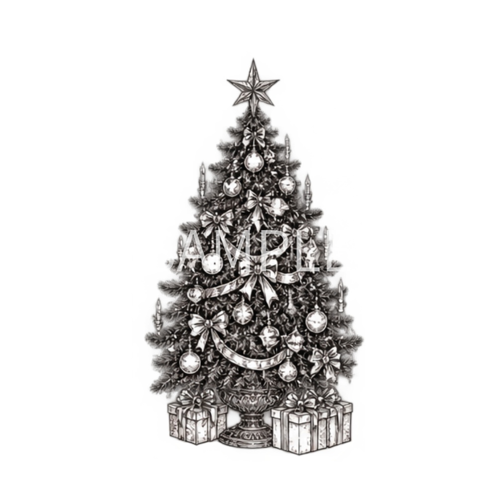【アンティーククリスマスイラスト素材】23点セット|背景透過|PNG|クリップアート|ヴィンテージ|ゴシック|手描き風|Vintage Christmas Clipart Collection – 23 Antique Gothic Holiday Illustrations, Hand-Drawn Style PNG