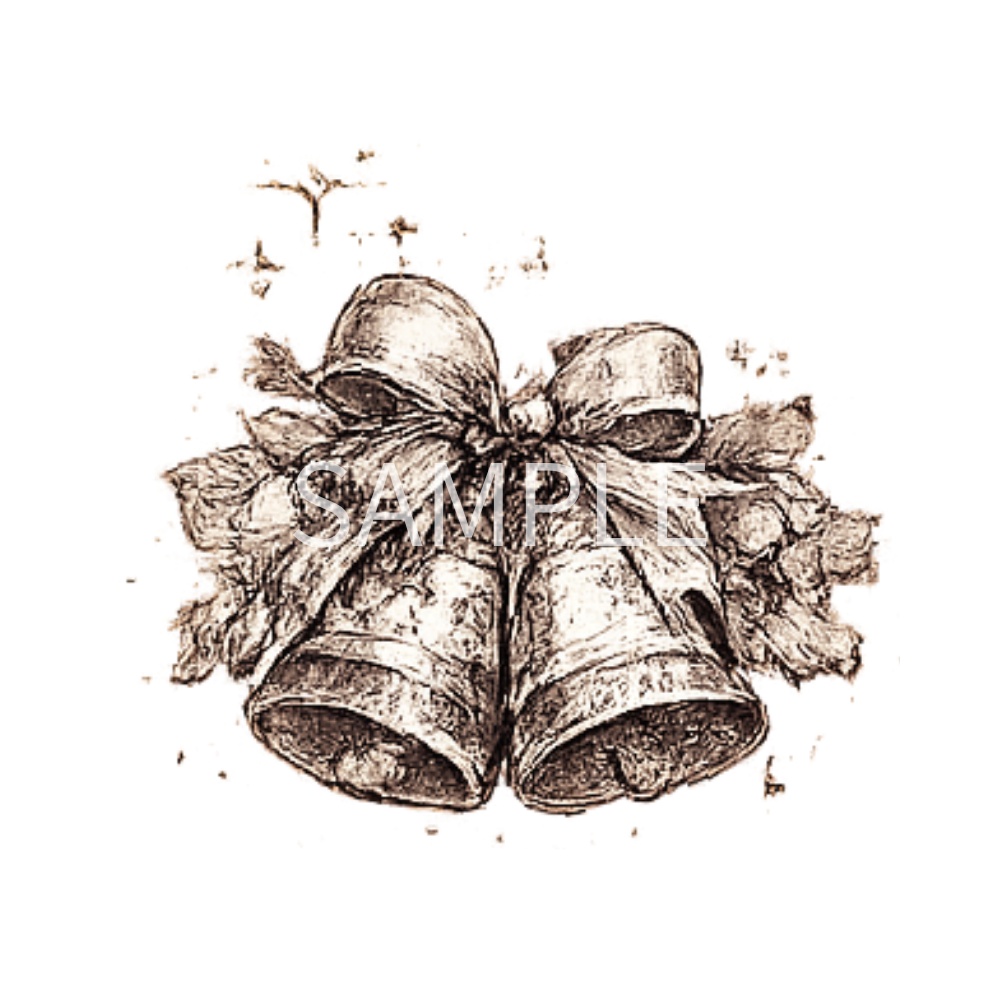 【アンティーククリスマスイラスト素材】23点セット|背景透過|PNG|クリップアート|ヴィンテージ|ゴシック|手描き風|Vintage Christmas Clipart Collection – 23 Antique Gothic Holiday Illustrations, Hand-Drawn Style PNG