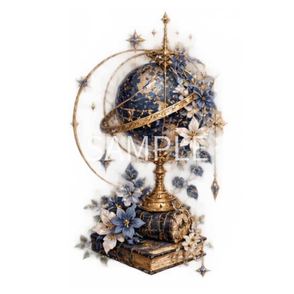 【背景・装飾・挿絵に使えるイラスト素材】27点セット|背景透過|PNG|クリップアート|アンティーク|ゴシック|Antique Background, illustrations Clipart Set