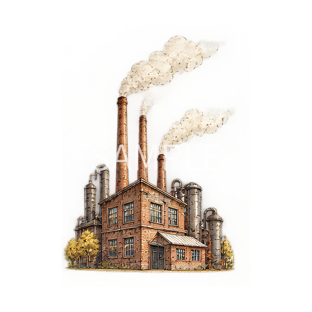 【アンティーク風建物イラスト素材】13点セット|背景透過|PNG|クリップアート|おしゃれ|Vintage Buildings Clipart Set – 13 Cute Watercolor Architecture Illustrations, Transparent PNG