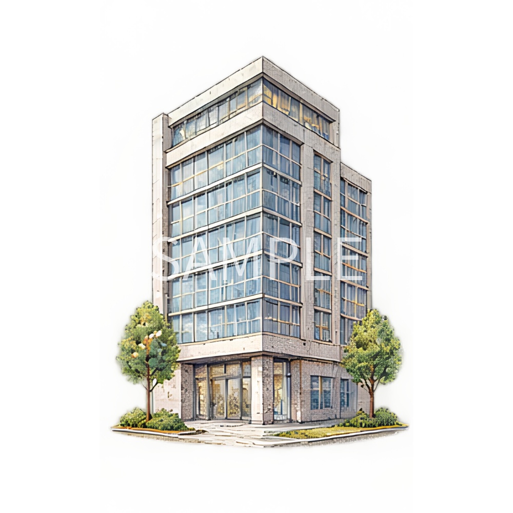 【アンティーク風建物イラスト素材】13点セット|背景透過|PNG|クリップアート|おしゃれ|Vintage Buildings Clipart Set – 13 Cute Watercolor Architecture Illustrations, Transparent PNG
