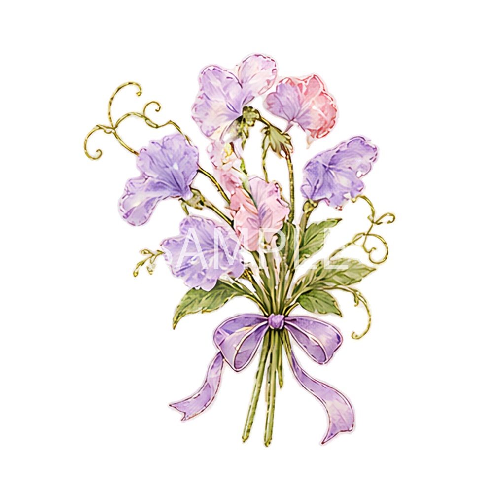 【春の幻想植物イラスト素材】27点セット|背景透過|PNG|クリップアート|アンティーク|花|蝶|妖精|Spring Fantasy Plants Clipart Set – 27 Vintage Botanical PNG Illustrations | Flowers, Butterflies & Fairy