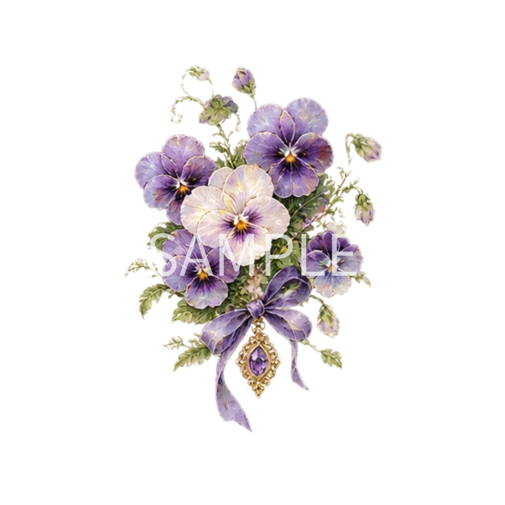 【春の幻想植物イラスト素材】27点セット|背景透過|PNG|クリップアート|アンティーク|花|蝶|妖精|Spring Fantasy Plants Clipart Set – 27 Vintage Botanical PNG Illustrations | Flowers, Butterflies & Fairy