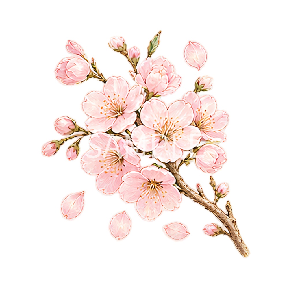 【春の幻想植物イラスト素材】27点セット|背景透過|PNG|クリップアート|アンティーク|花|蝶|妖精|Spring Fantasy Plants Clipart Set – 27 Vintage Botanical PNG Illustrations | Flowers, Butterflies & Fairy
