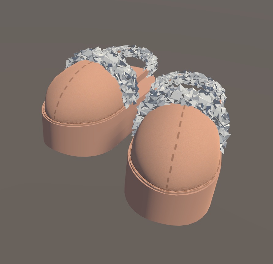 【VRChat向け】ファーサンダル【lilToon想定】