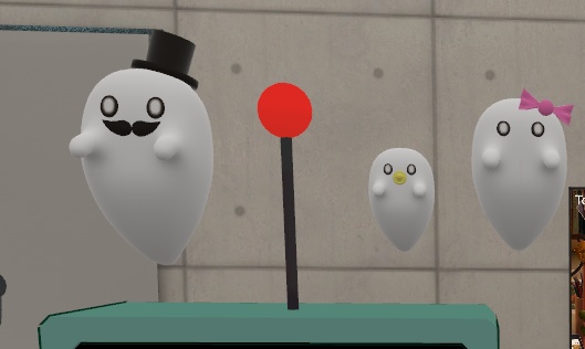 VRC向け追従機能付きゴーストファミリー