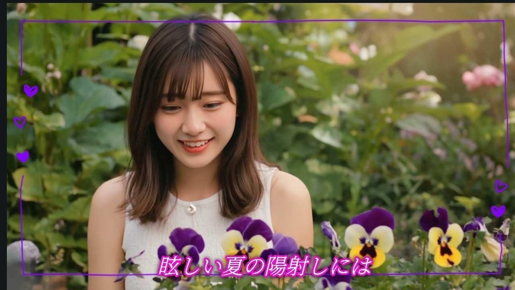 「パンジー~私を想って~」優燈ののか【フルMV+カラオケ練習用+公式壁紙】3点セット