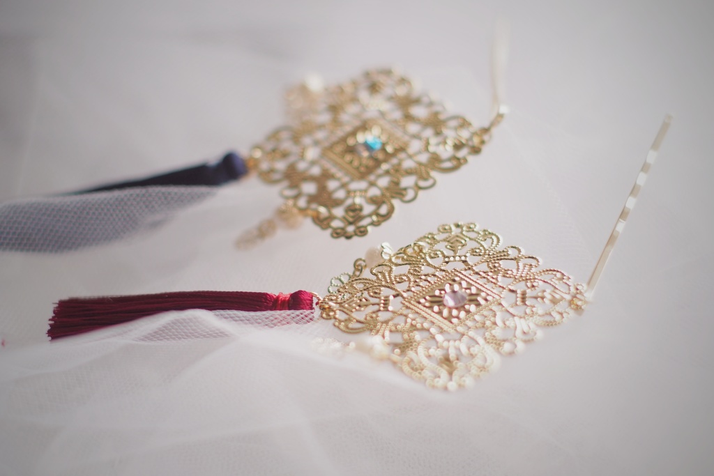 紗々の髪飾り
