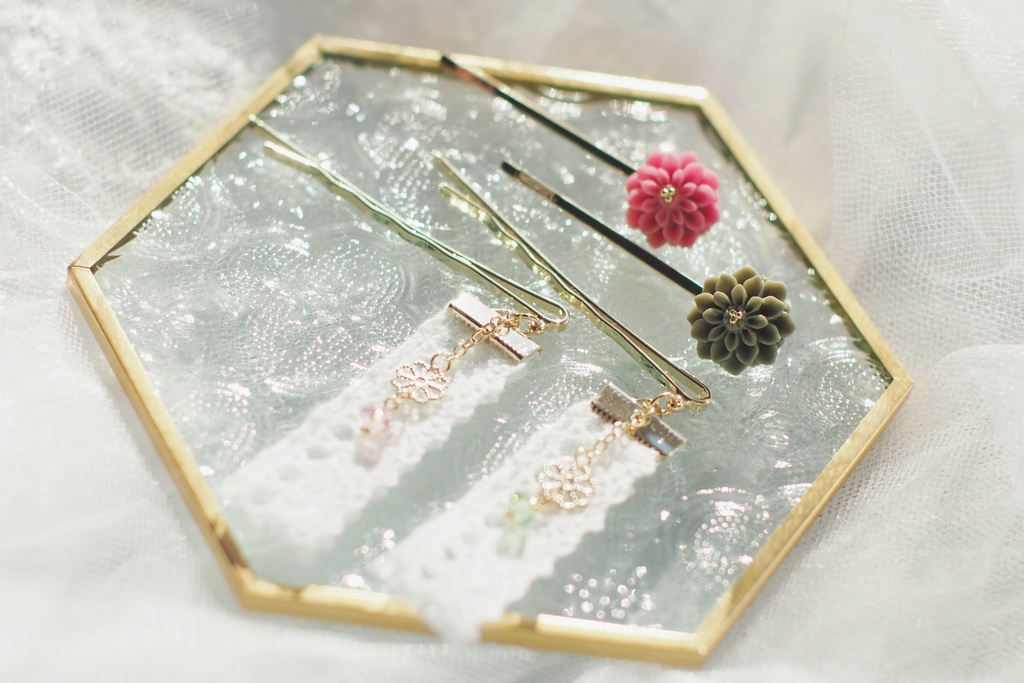 大正浪漫の髪飾りセット