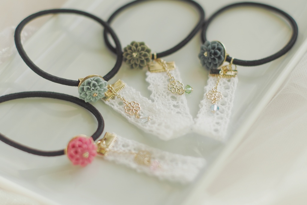 大正浪漫の髪飾り ~ヘアゴムVer.~