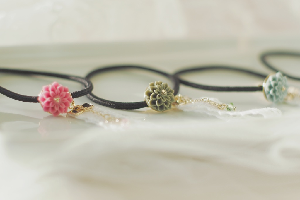 大正浪漫の髪飾り ~ヘアゴムVer.~