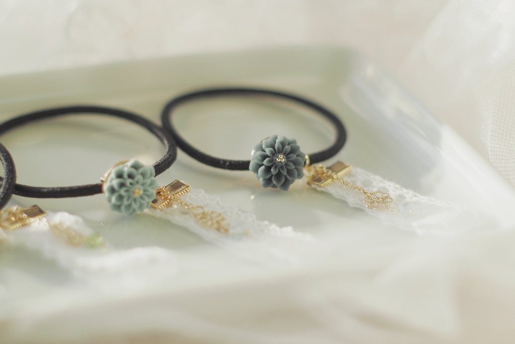 大正浪漫の髪飾り ~ヘアゴムVer.~