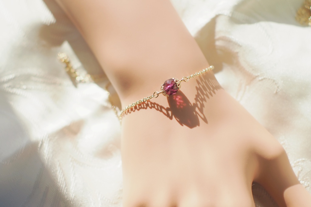 オリエンタルガラスのブレスレット