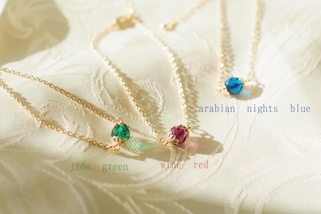 オリエンタルガラスのブレスレット