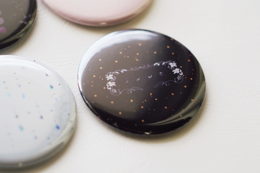 円形ミラー (片面鏡)