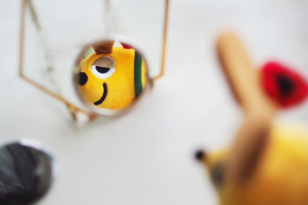 円形ミラー (片面鏡)