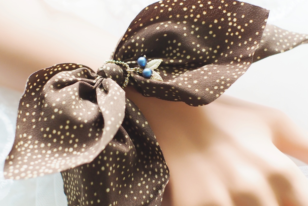 秋冬ベリーのドットシュシュ