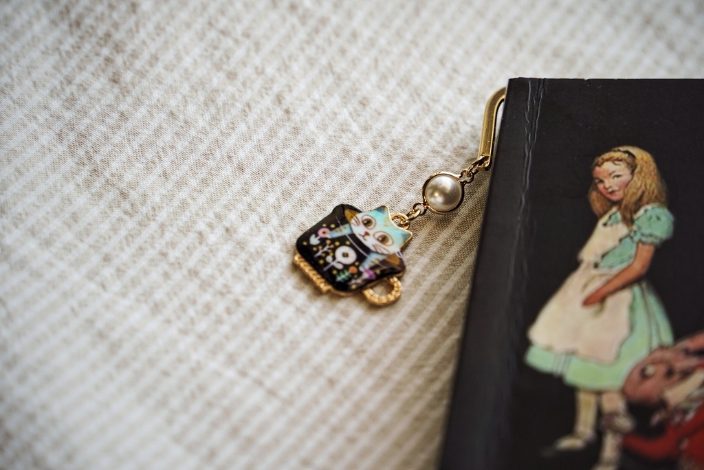 猫さん達のお茶会ブックマーカー