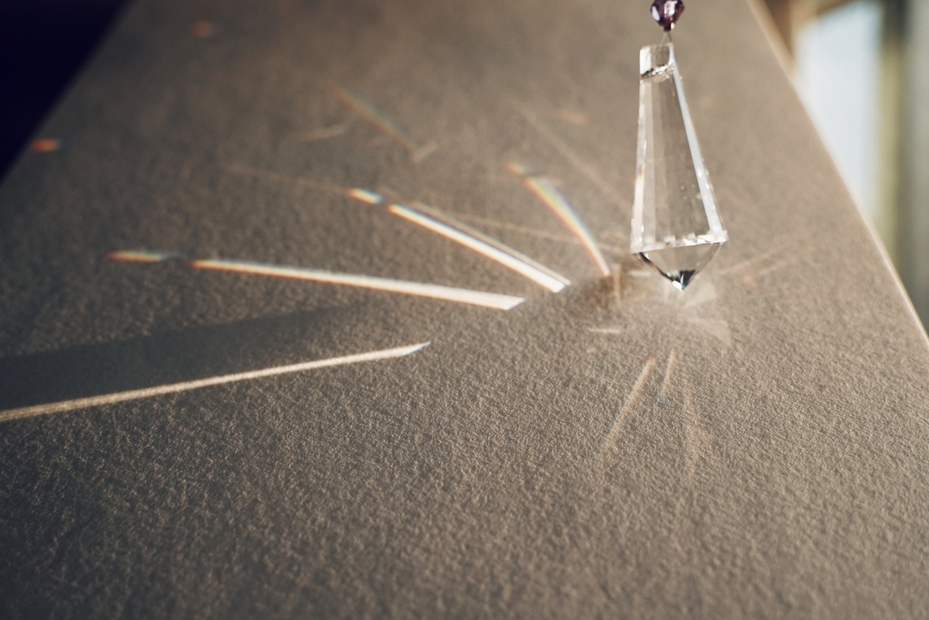 真鍮金具のアンティーク調サンキャッチャー