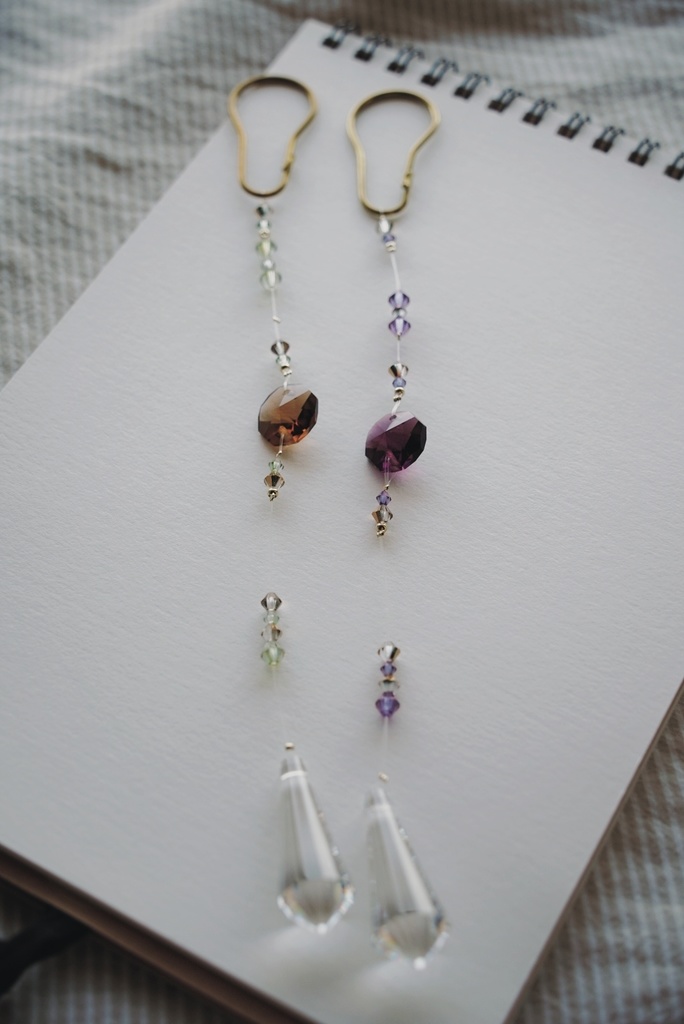 真鍮金具のアンティーク調サンキャッチャー