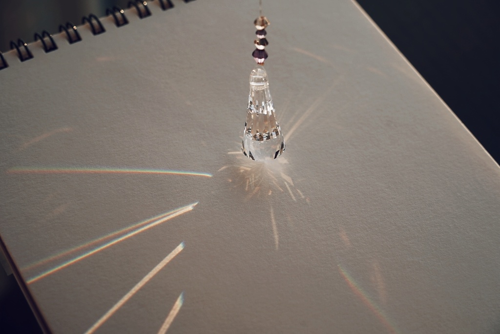 真鍮金具のアンティーク調サンキャッチャー