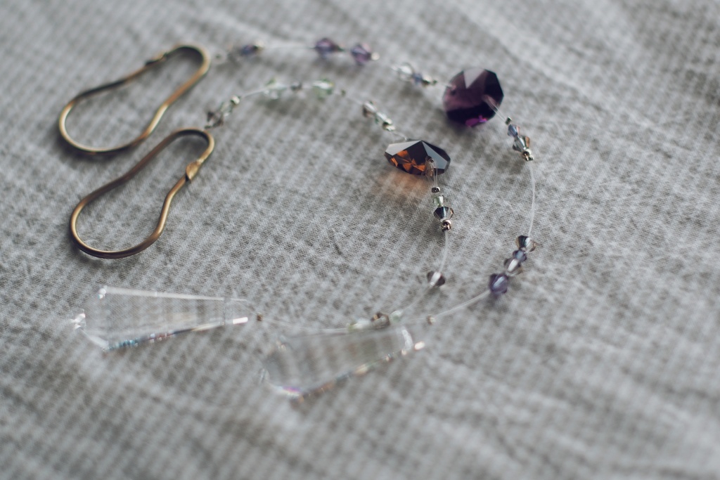 真鍮金具のアンティーク調サンキャッチャー