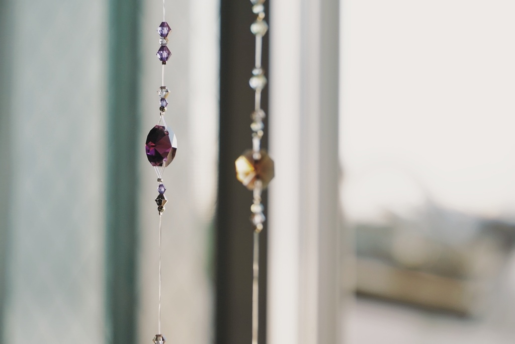 真鍮金具のアンティーク調サンキャッチャー