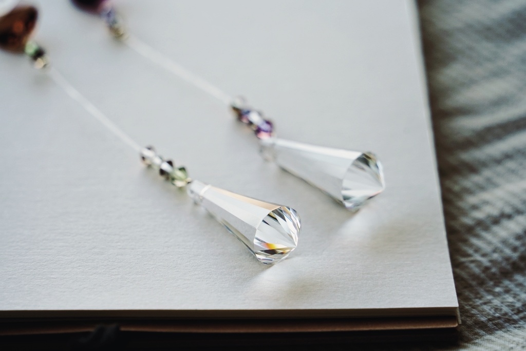 真鍮金具のアンティーク調サンキャッチャー