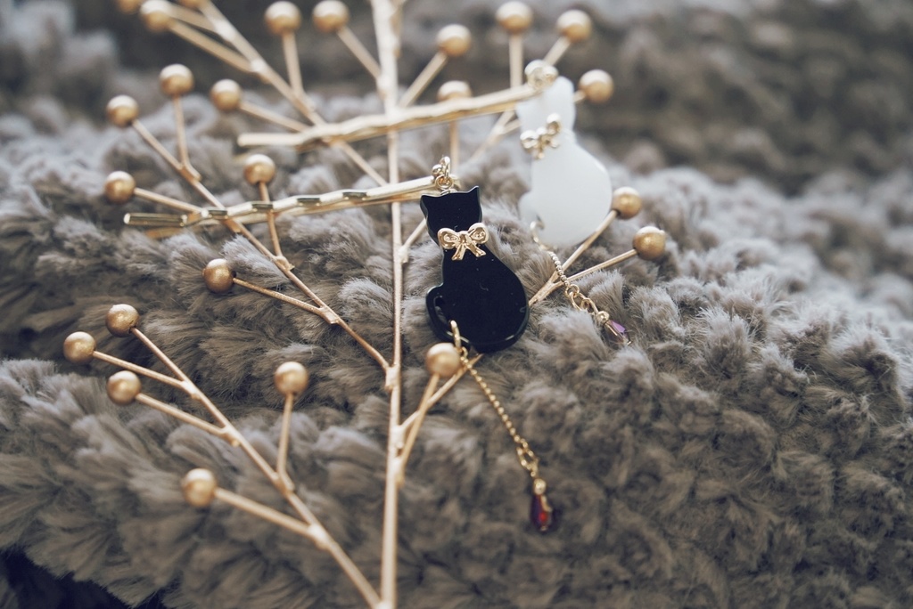 猫さんの髪飾り