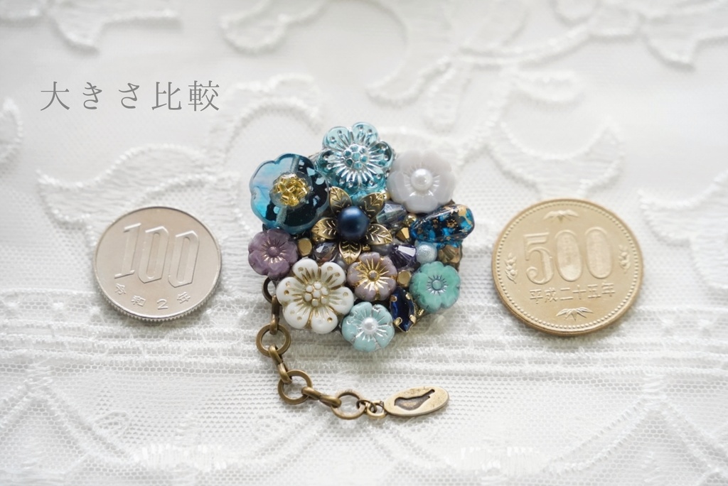Flower sanctuary ブローチ