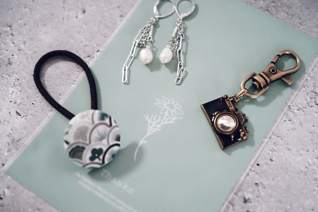 アンティーク調カメラキーホルダー