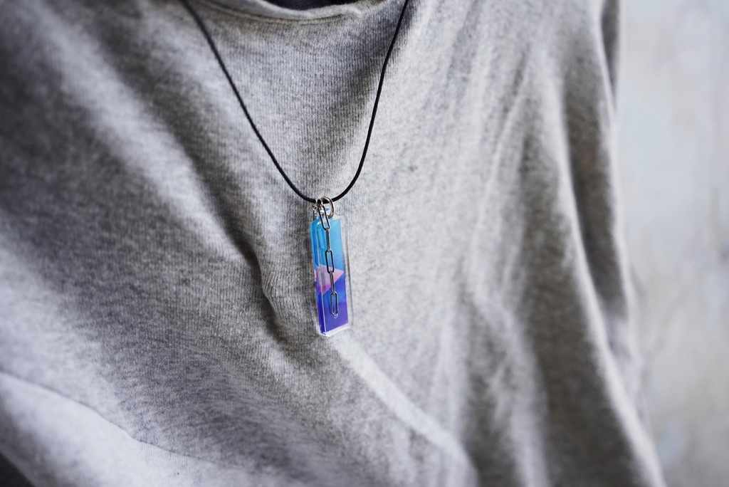 【ツキノミチカケ】ネックレス