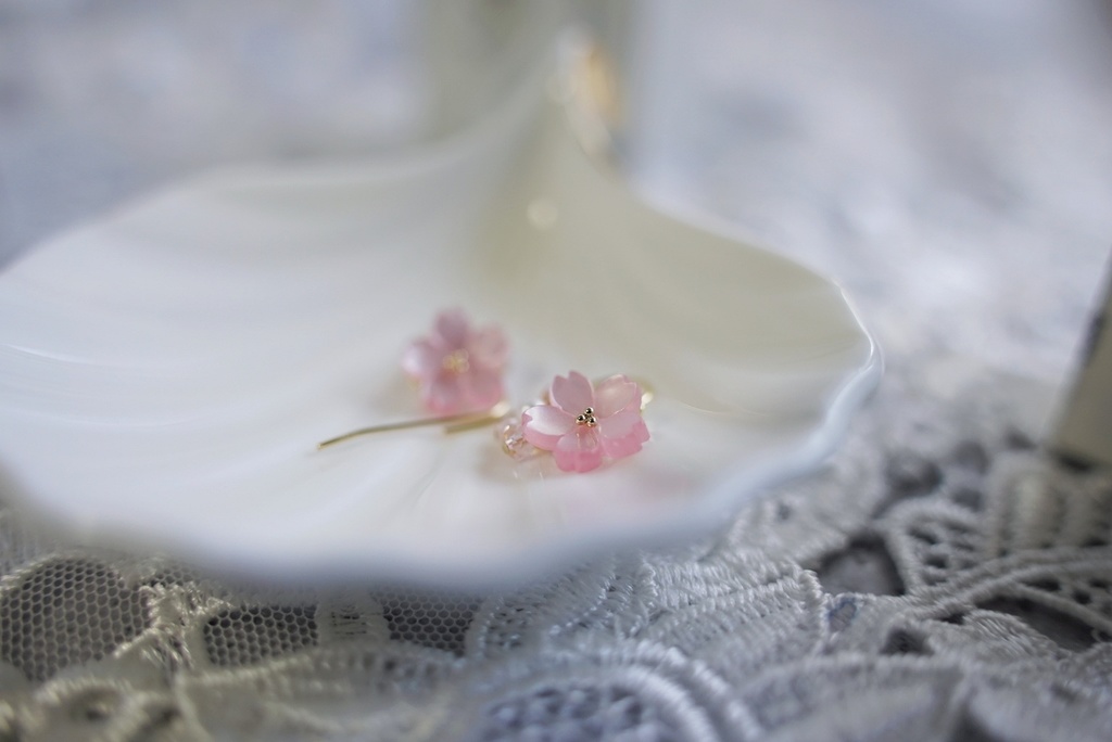 桜の耳飾り