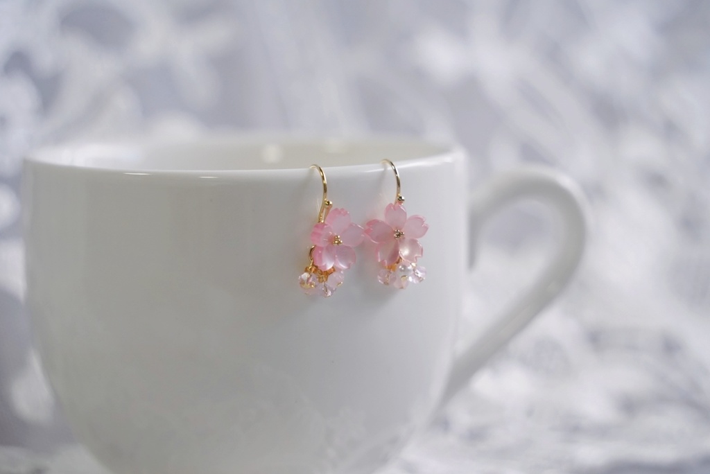 桜の耳飾り