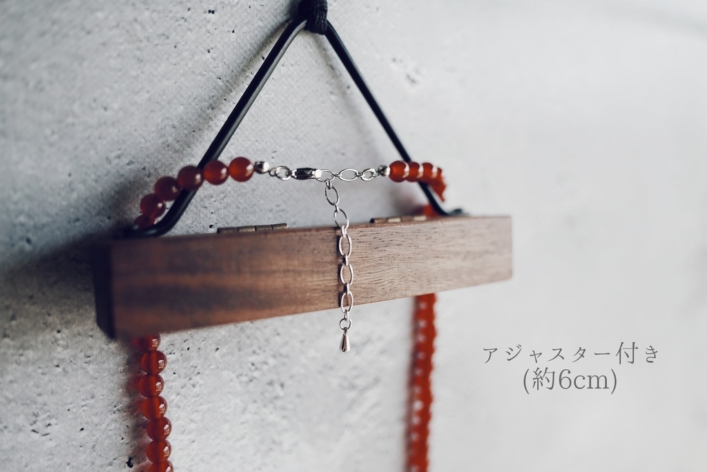 天然石の数珠ネックレス