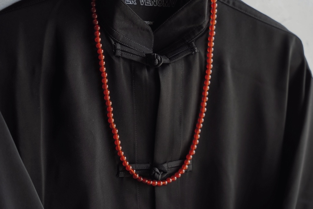 天然石の数珠ネックレス