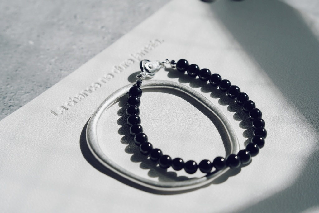 天然石の数珠ブレスレット