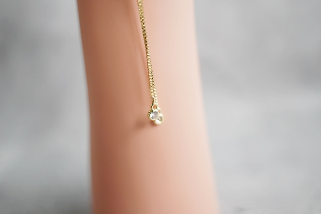 淡水シェルチャームのブレスレット