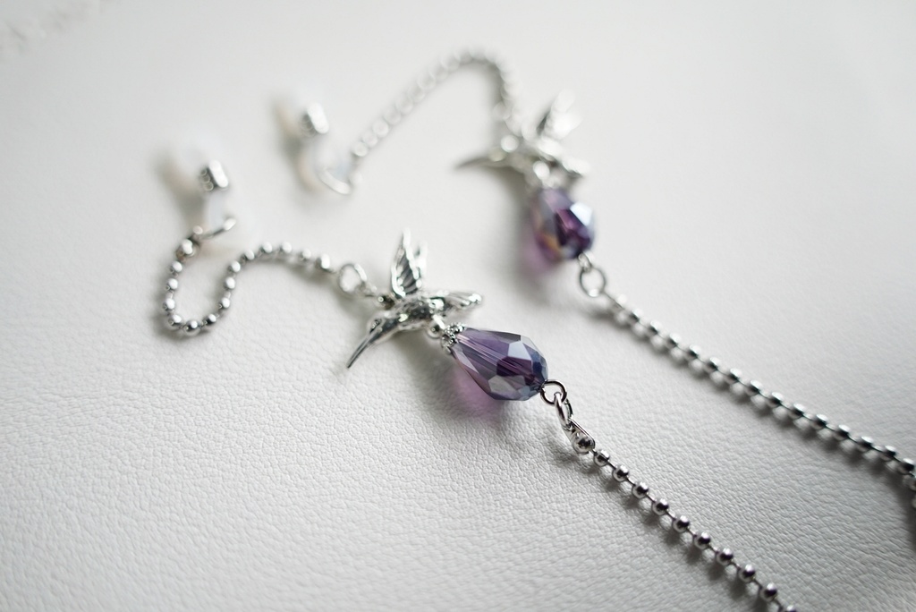 蜂鳥の眼鏡チェーン