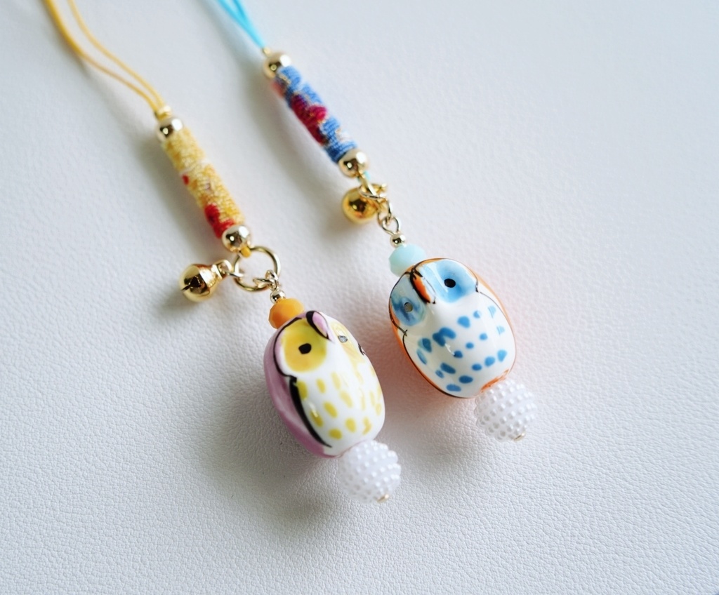 フクロウの根付け