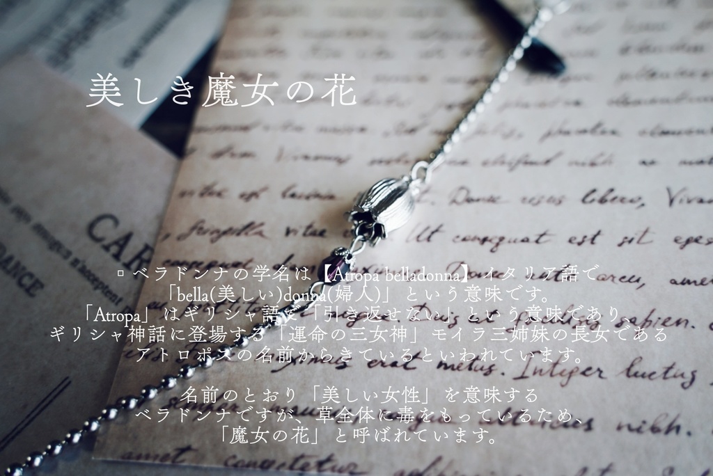 ベラドンナの眼鏡チェーン