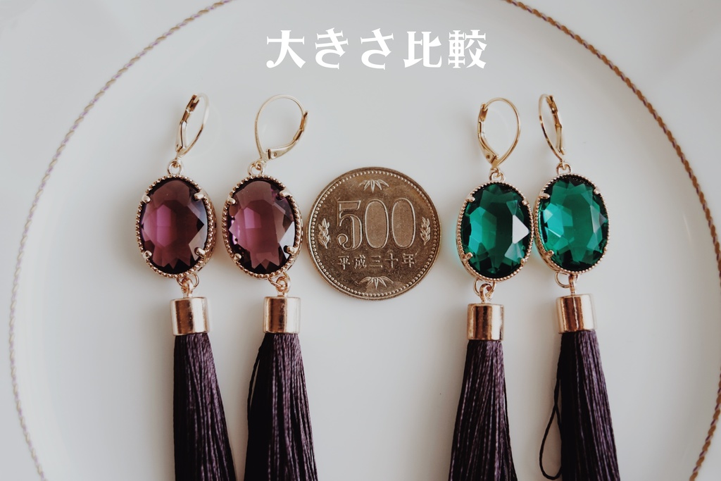 煌めくジュエルの耳飾り