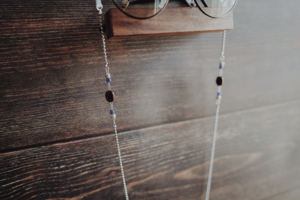 珈琲豆の眼鏡チェーン