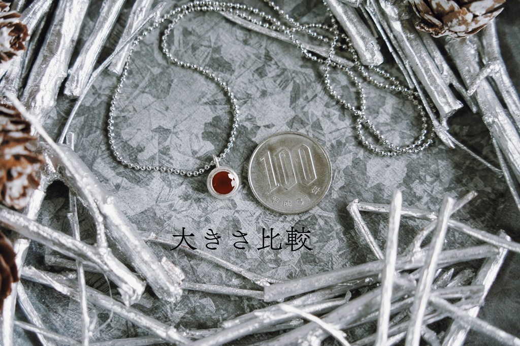 カーネリアンのネックレス