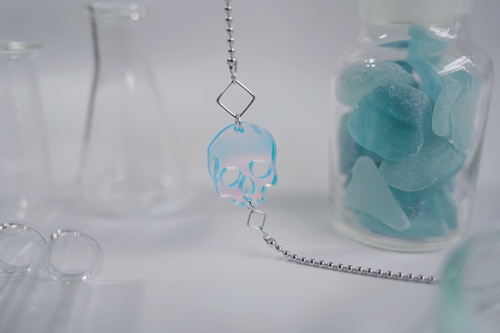 夢色スカルの眼鏡チェーン