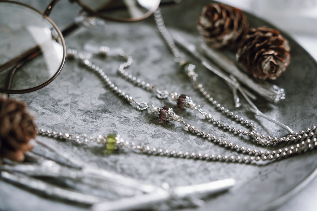 ランタンの眼鏡チェーン