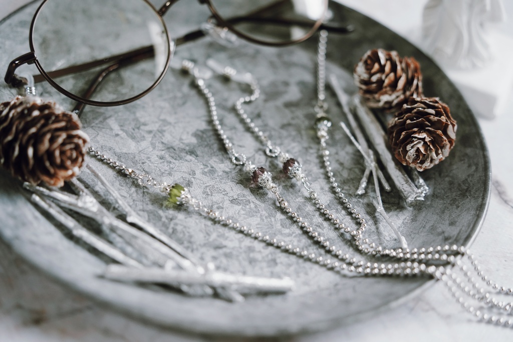 ランタンの眼鏡チェーン