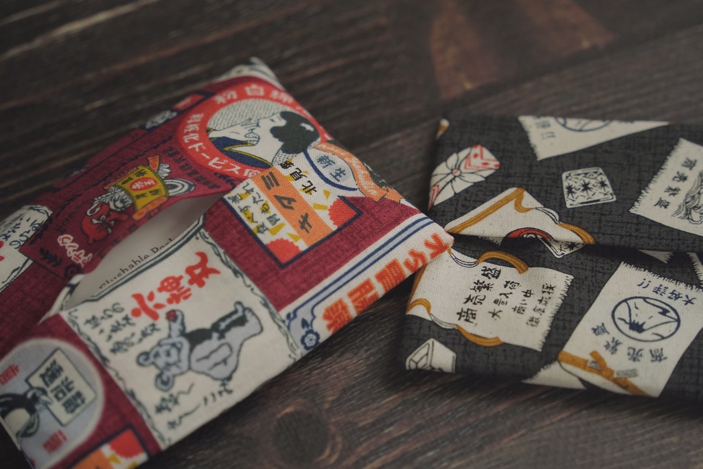 うしろポケット付きポケットティッシュカバー